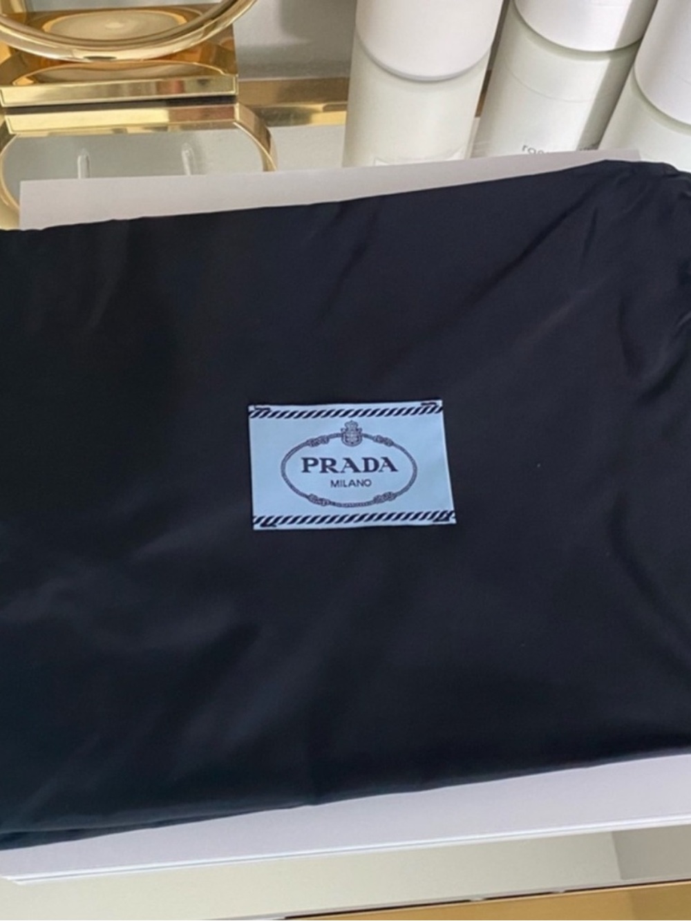 Prada  Navy Waterproof Nylon Garment Bag - Picture 2 of 4